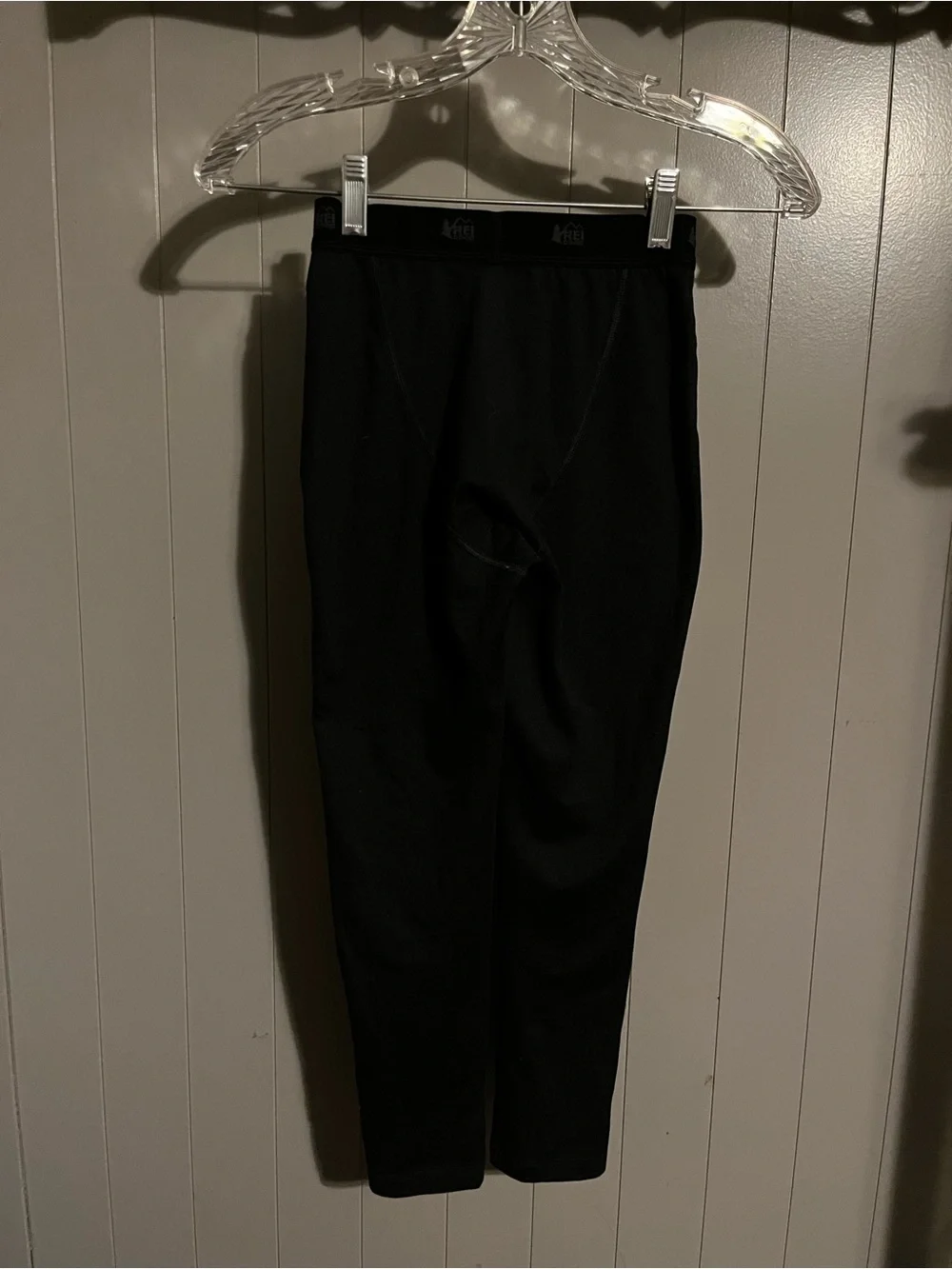 REI Kids black legging base layer